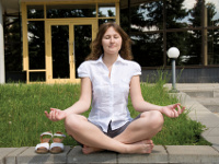Djupandning och meditation